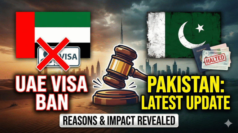 UAE Visa Ban Pakistan