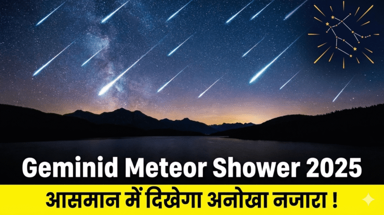 Geminid Meteor Shower 2025 | आसमान में दिखेगा अनोखा नजारा !