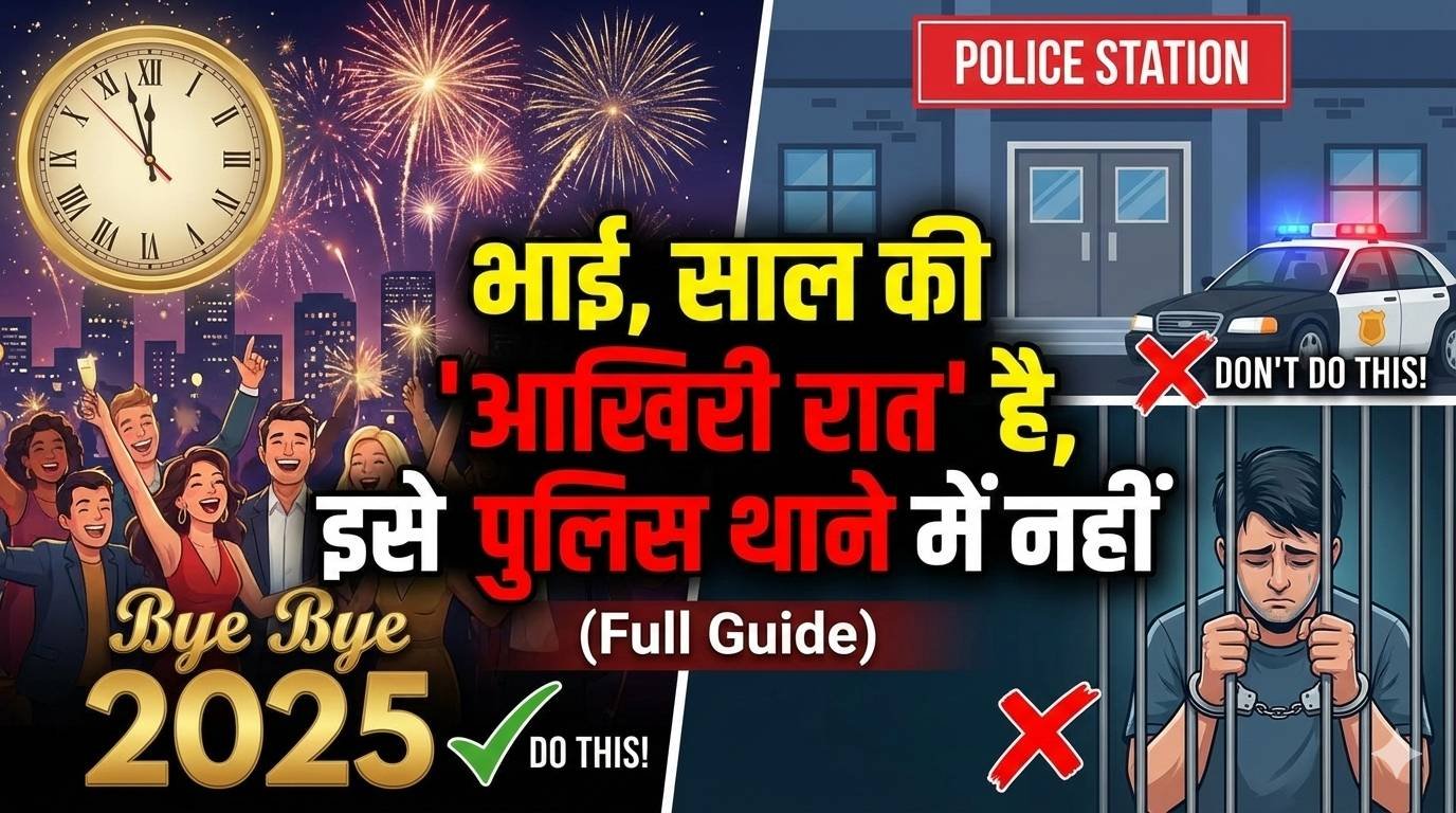 Bye Bye 2025: भाई, साल की 'आखिरी रात' है, इसे पुलिस थाने में नहीं (Full Guide)