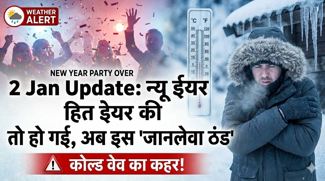 2 Jan Update: न्यू ईयर की पार्टी तो हो गई, अब इस 'जानलेवा ठंड'